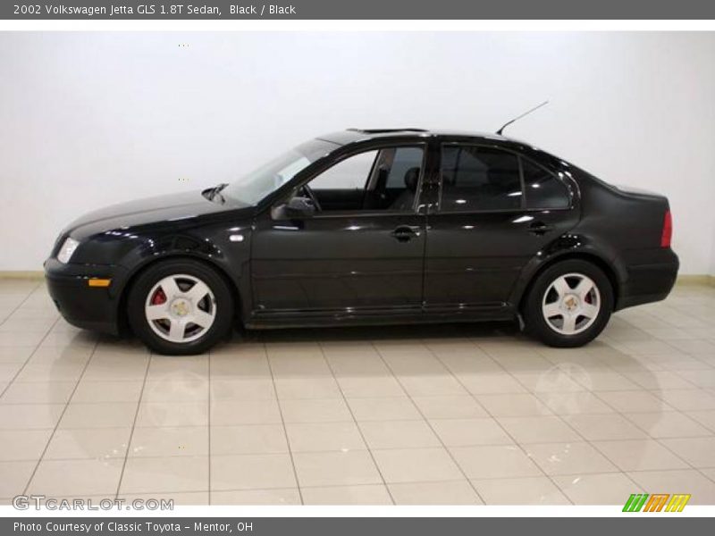 Black / Black 2002 Volkswagen Jetta GLS 1.8T Sedan