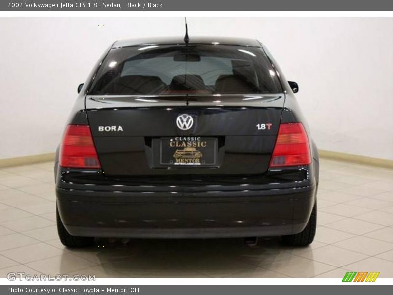 Black / Black 2002 Volkswagen Jetta GLS 1.8T Sedan