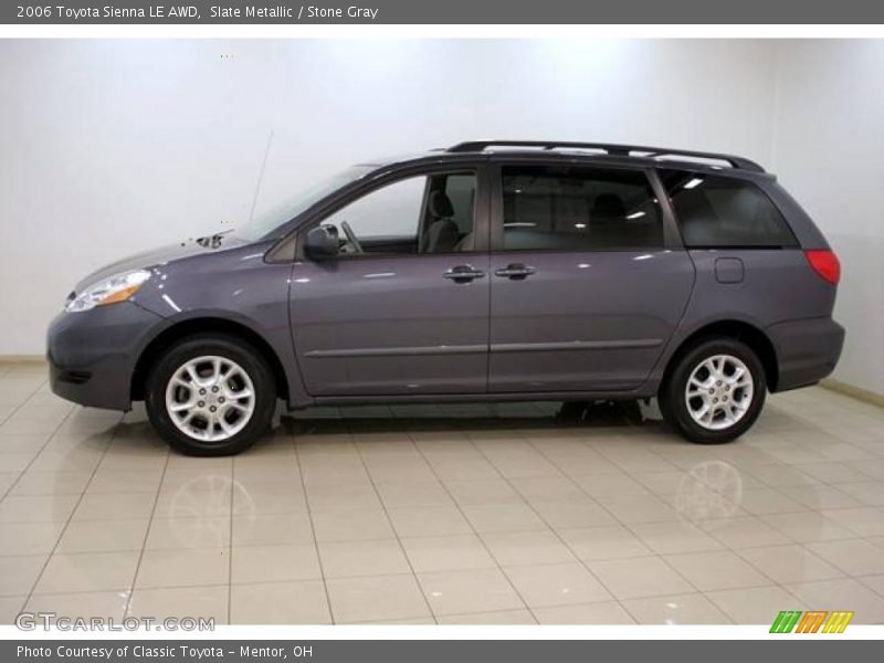 Slate Metallic / Stone Gray 2006 Toyota Sienna LE AWD