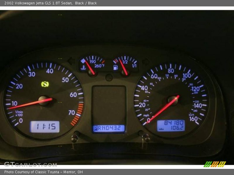 Black / Black 2002 Volkswagen Jetta GLS 1.8T Sedan