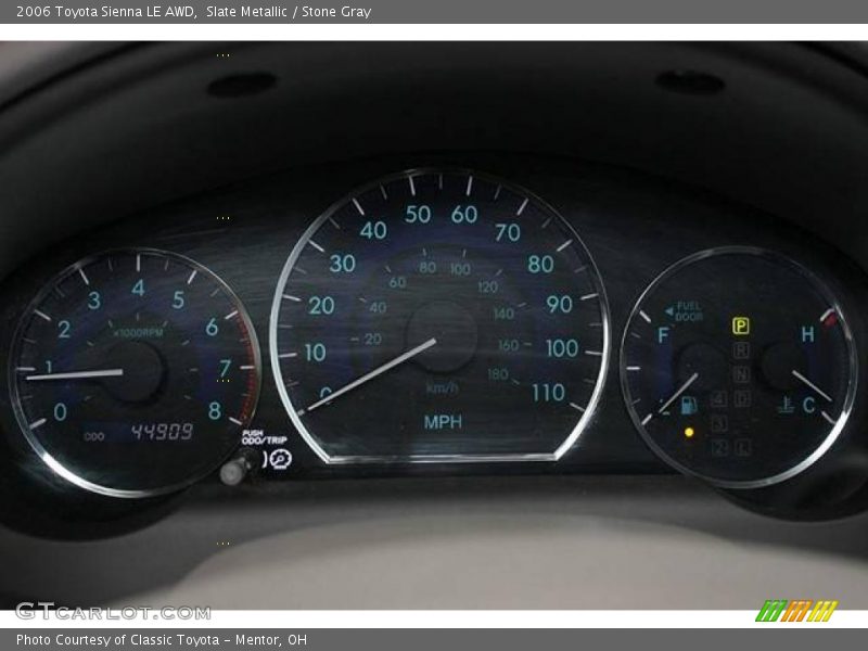 Slate Metallic / Stone Gray 2006 Toyota Sienna LE AWD
