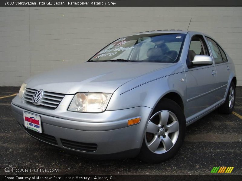 Reflex Silver Metallic / Grey 2003 Volkswagen Jetta GLS Sedan