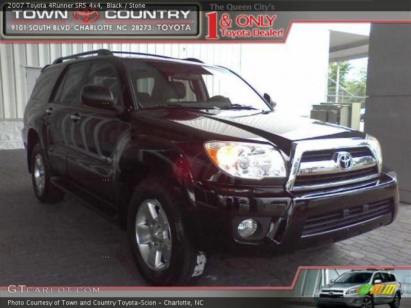 Black / Stone 2007 Toyota 4Runner SR5 4x4