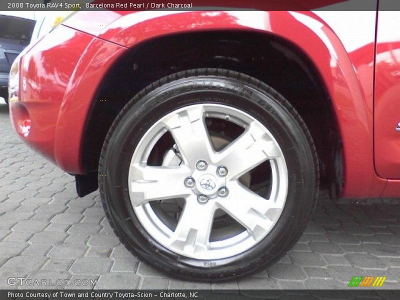Barcelona Red Pearl / Dark Charcoal 2008 Toyota RAV4 Sport