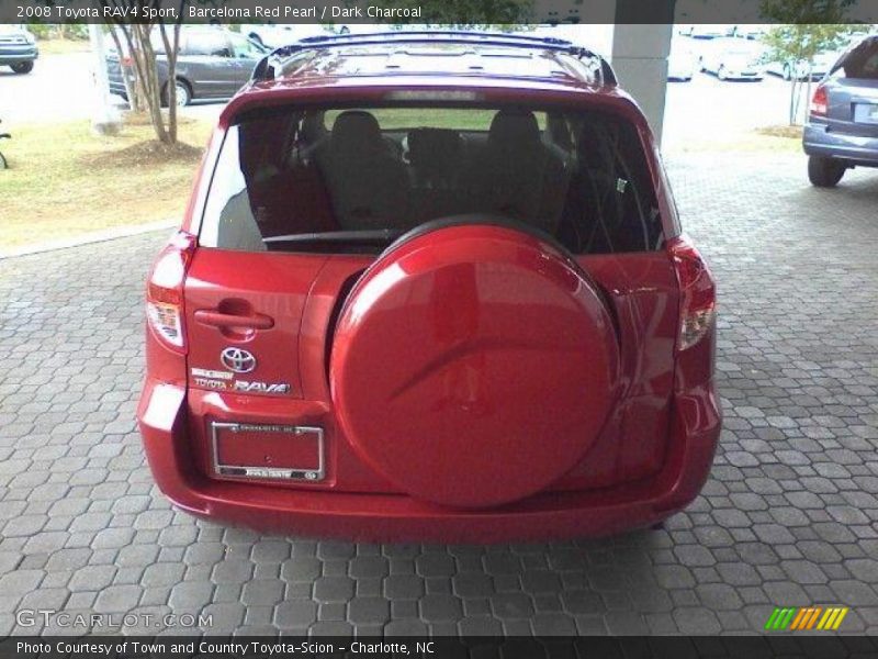 Barcelona Red Pearl / Dark Charcoal 2008 Toyota RAV4 Sport