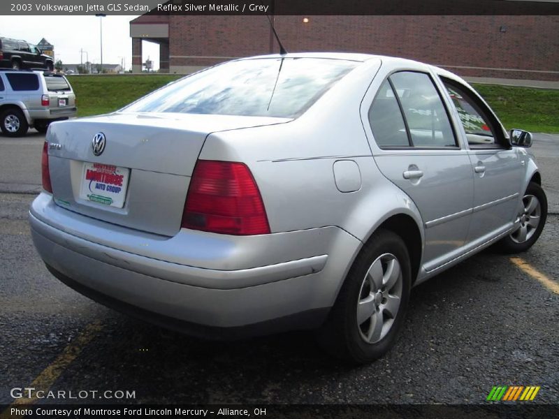 Reflex Silver Metallic / Grey 2003 Volkswagen Jetta GLS Sedan
