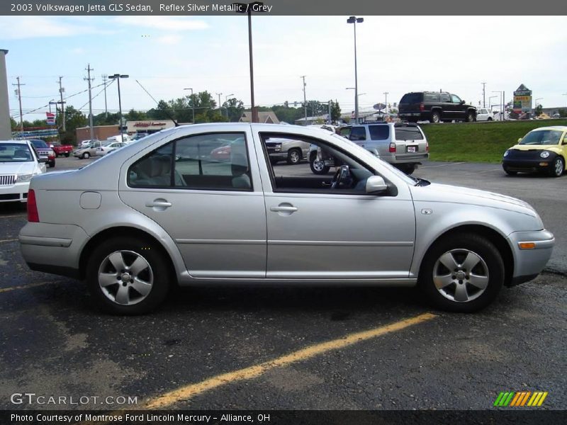Reflex Silver Metallic / Grey 2003 Volkswagen Jetta GLS Sedan
