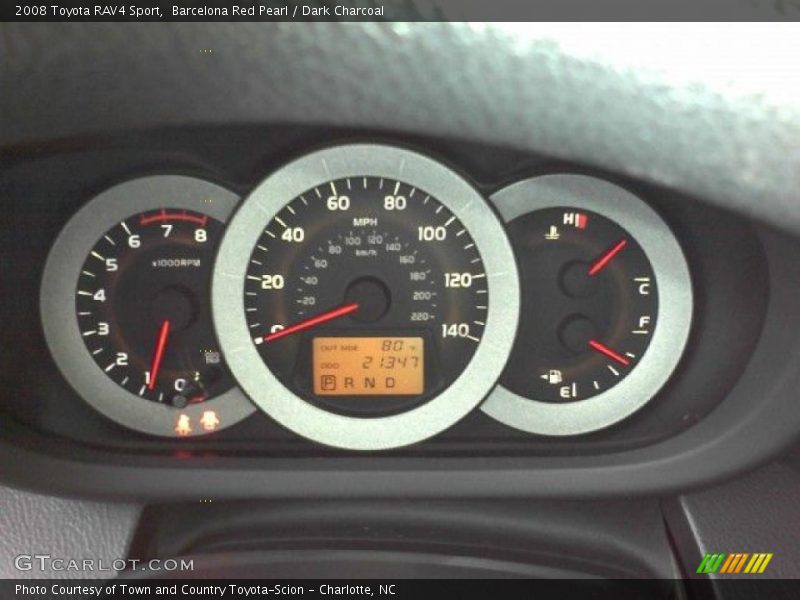 Barcelona Red Pearl / Dark Charcoal 2008 Toyota RAV4 Sport