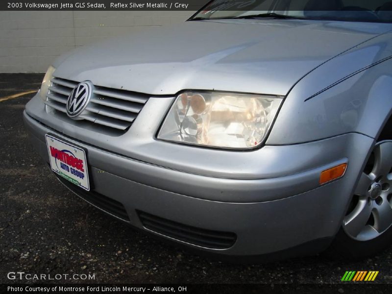 Reflex Silver Metallic / Grey 2003 Volkswagen Jetta GLS Sedan