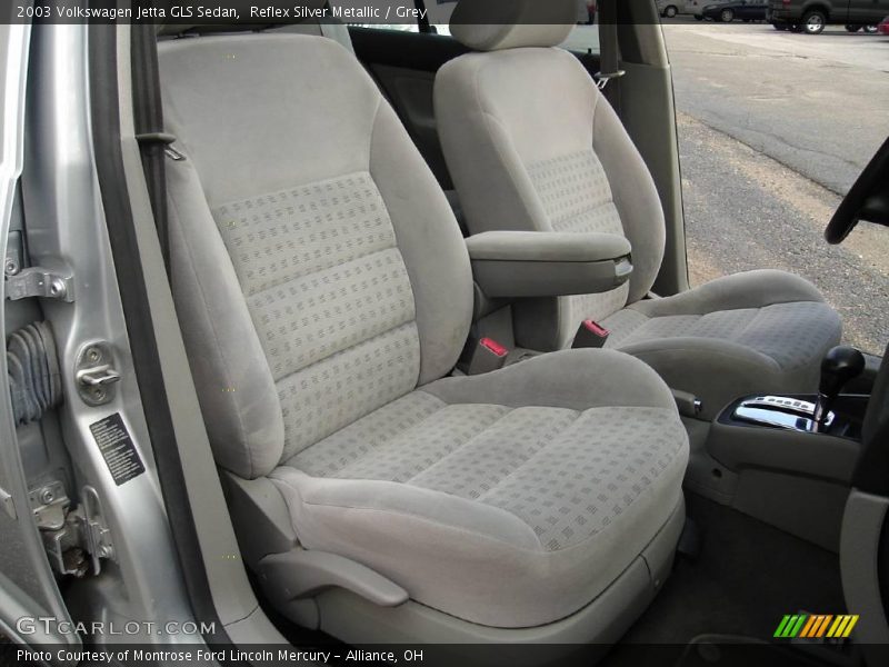 Reflex Silver Metallic / Grey 2003 Volkswagen Jetta GLS Sedan
