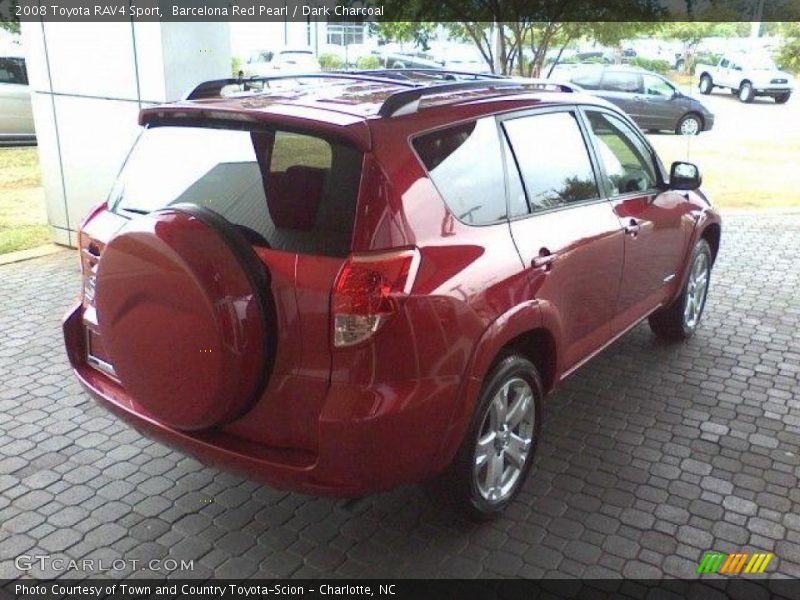 Barcelona Red Pearl / Dark Charcoal 2008 Toyota RAV4 Sport