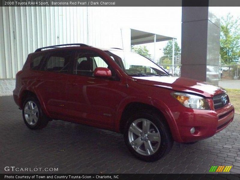 Barcelona Red Pearl / Dark Charcoal 2008 Toyota RAV4 Sport