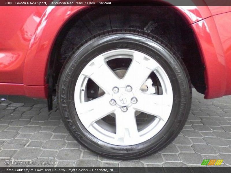 Barcelona Red Pearl / Dark Charcoal 2008 Toyota RAV4 Sport