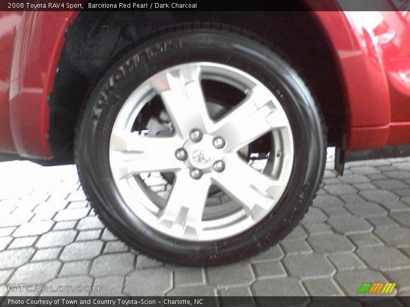 Barcelona Red Pearl / Dark Charcoal 2008 Toyota RAV4 Sport