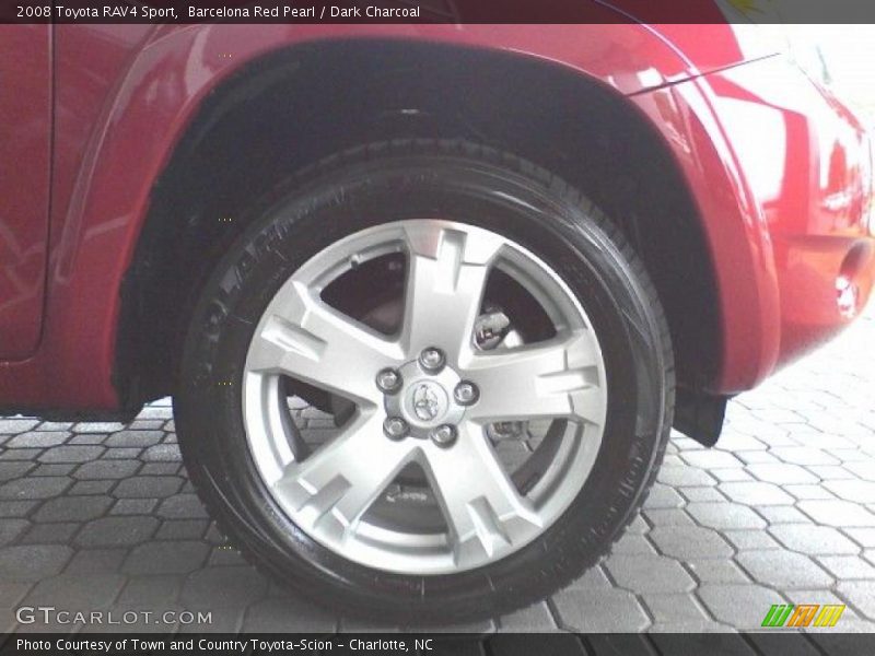 Barcelona Red Pearl / Dark Charcoal 2008 Toyota RAV4 Sport