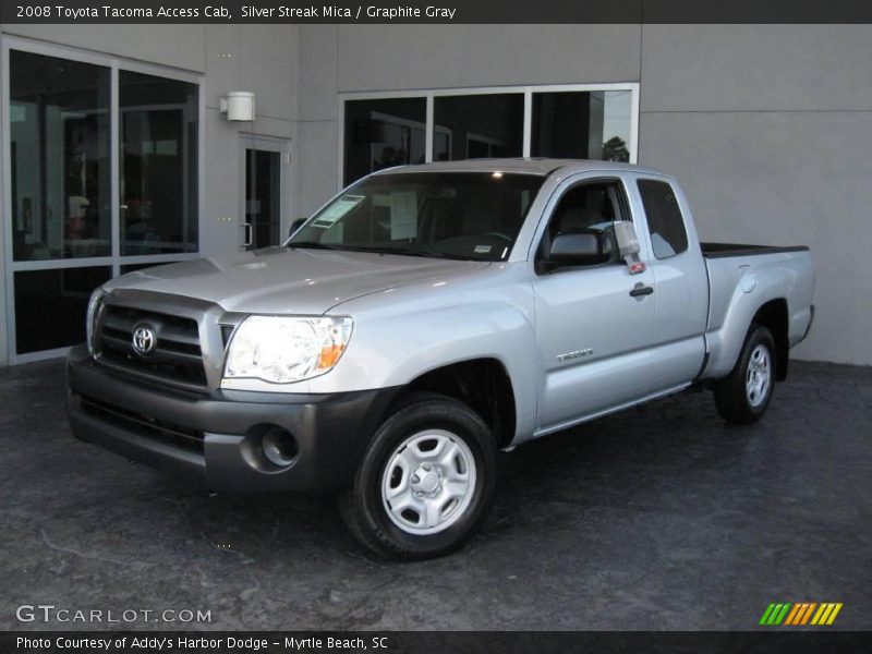 Silver Streak Mica / Graphite Gray 2008 Toyota Tacoma Access Cab