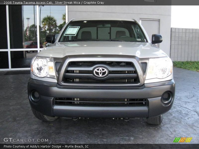 Silver Streak Mica / Graphite Gray 2008 Toyota Tacoma Access Cab