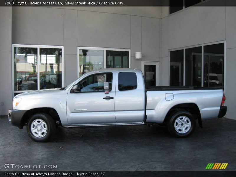 Silver Streak Mica / Graphite Gray 2008 Toyota Tacoma Access Cab
