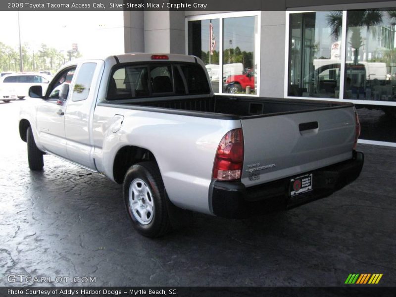 Silver Streak Mica / Graphite Gray 2008 Toyota Tacoma Access Cab