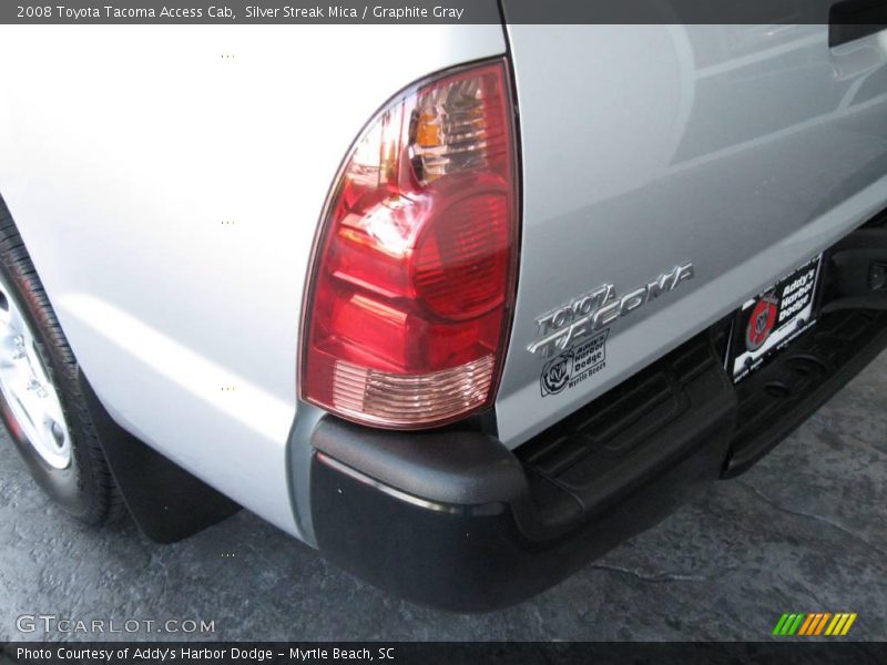 Silver Streak Mica / Graphite Gray 2008 Toyota Tacoma Access Cab