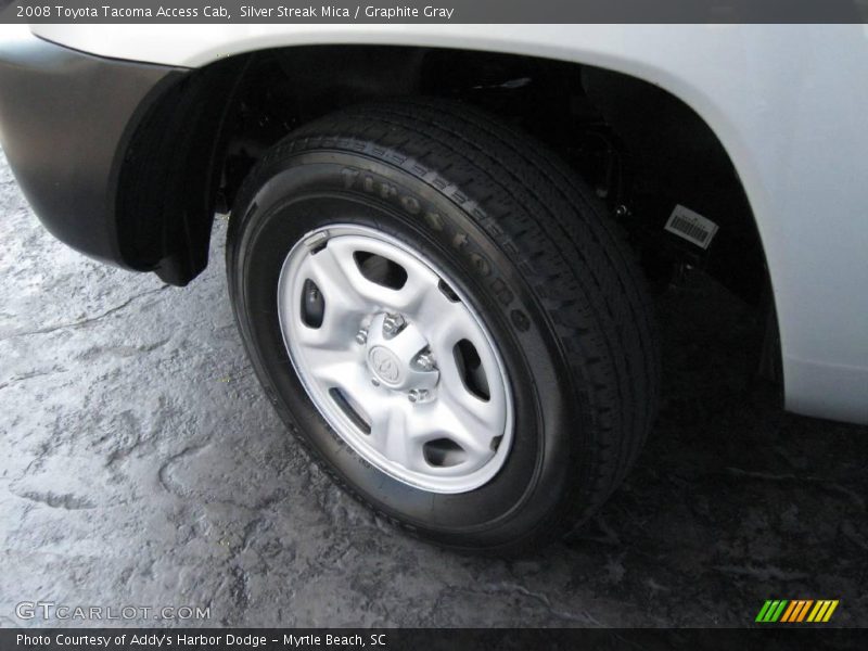 Silver Streak Mica / Graphite Gray 2008 Toyota Tacoma Access Cab