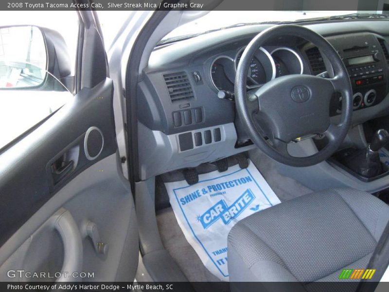Silver Streak Mica / Graphite Gray 2008 Toyota Tacoma Access Cab