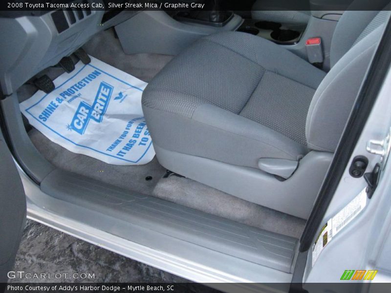 Silver Streak Mica / Graphite Gray 2008 Toyota Tacoma Access Cab