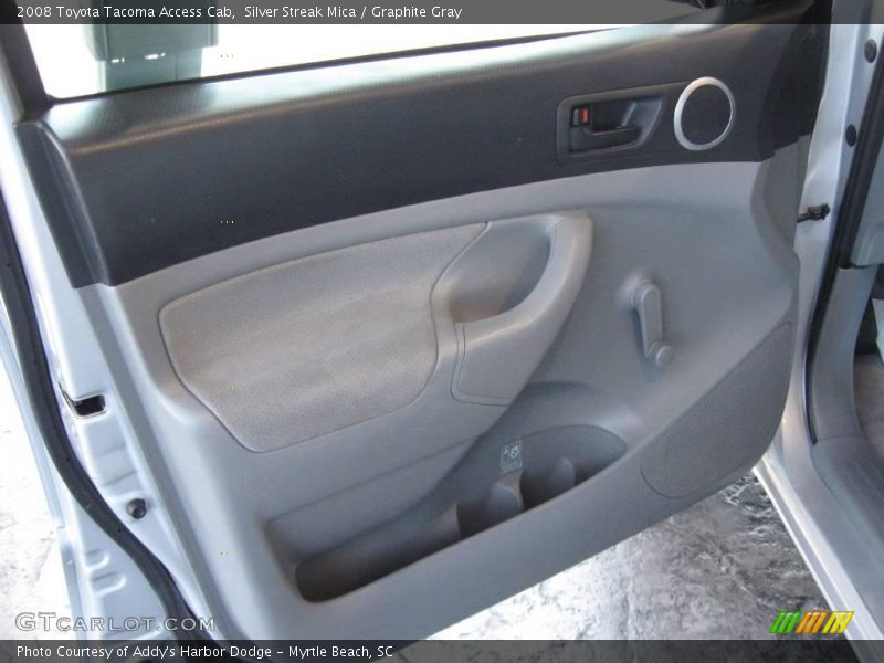 Silver Streak Mica / Graphite Gray 2008 Toyota Tacoma Access Cab