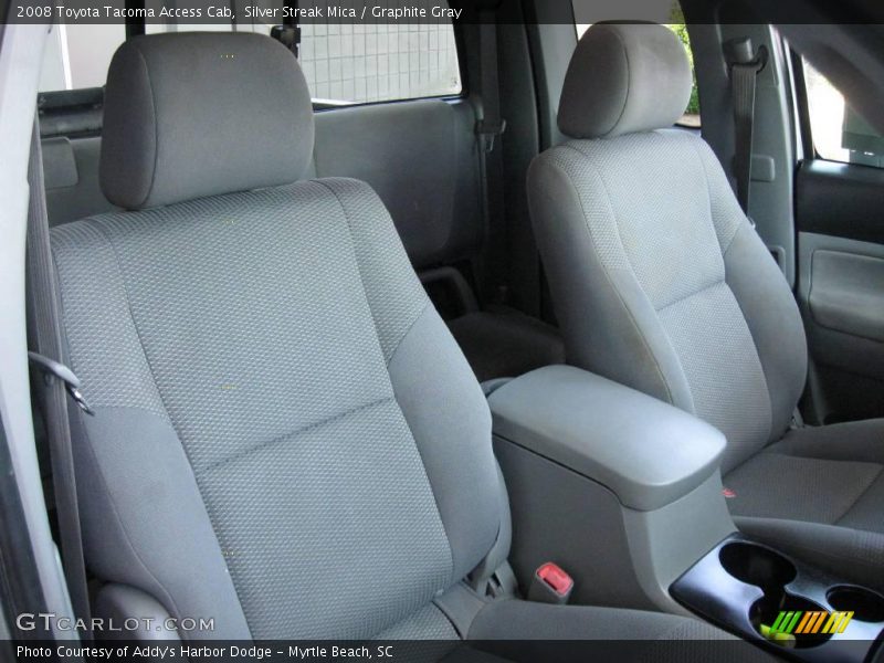 Silver Streak Mica / Graphite Gray 2008 Toyota Tacoma Access Cab