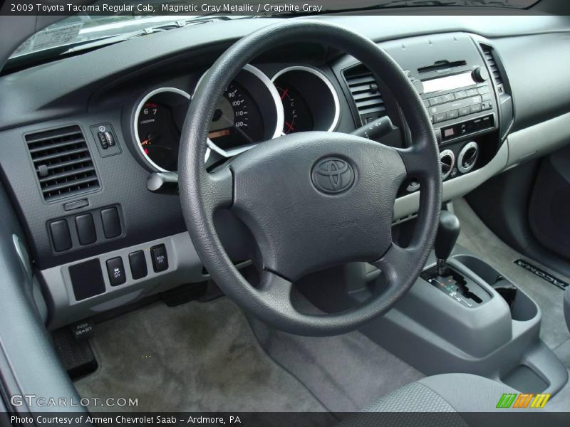 Magnetic Gray Metallic / Graphite Gray 2009 Toyota Tacoma Regular Cab