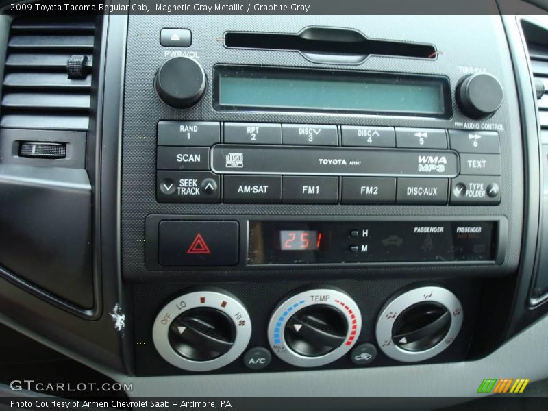 Magnetic Gray Metallic / Graphite Gray 2009 Toyota Tacoma Regular Cab