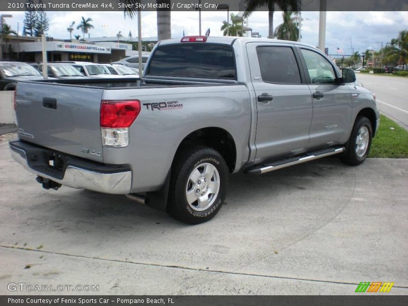 Silver Sky Metallic / Graphite Gray 2010 Toyota Tundra CrewMax 4x4