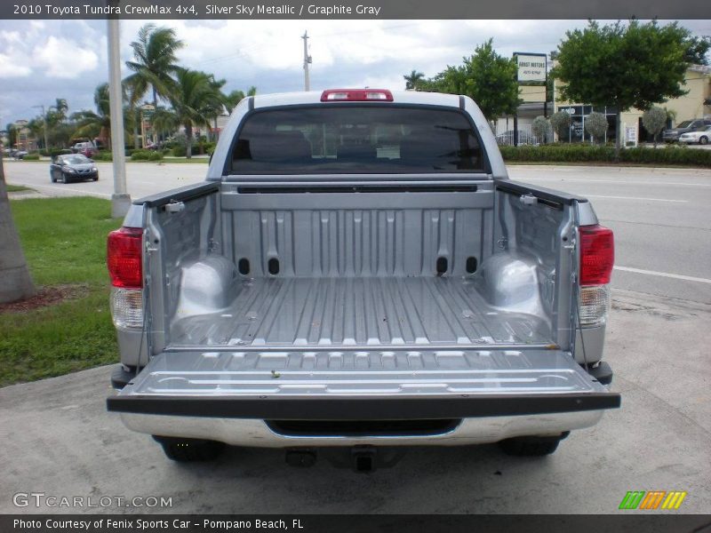 Silver Sky Metallic / Graphite Gray 2010 Toyota Tundra CrewMax 4x4