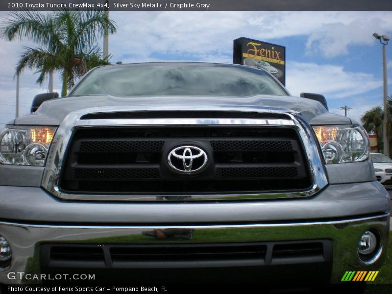 Silver Sky Metallic / Graphite Gray 2010 Toyota Tundra CrewMax 4x4