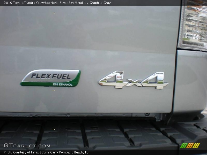 Silver Sky Metallic / Graphite Gray 2010 Toyota Tundra CrewMax 4x4