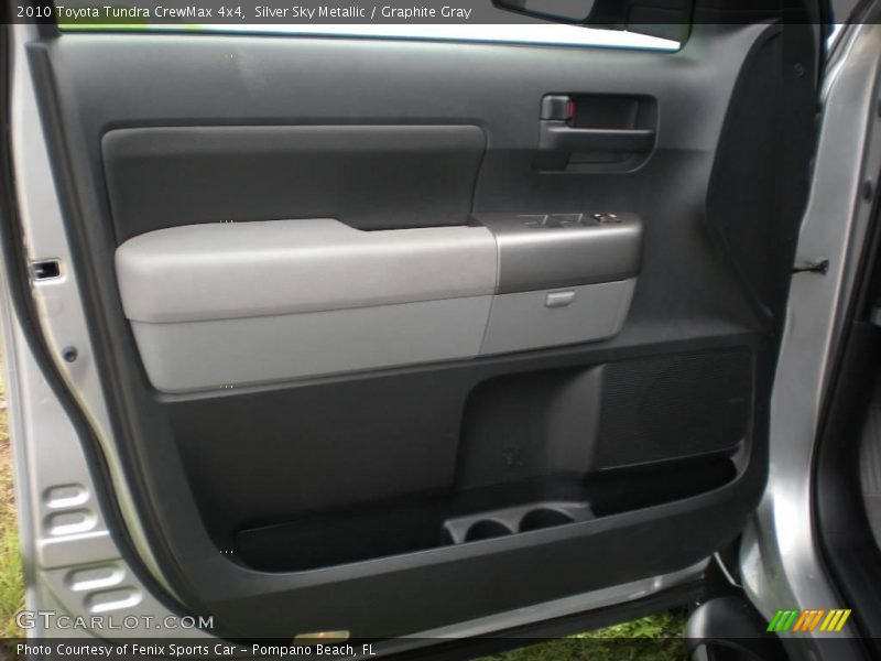 Silver Sky Metallic / Graphite Gray 2010 Toyota Tundra CrewMax 4x4