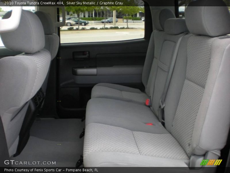 Silver Sky Metallic / Graphite Gray 2010 Toyota Tundra CrewMax 4x4