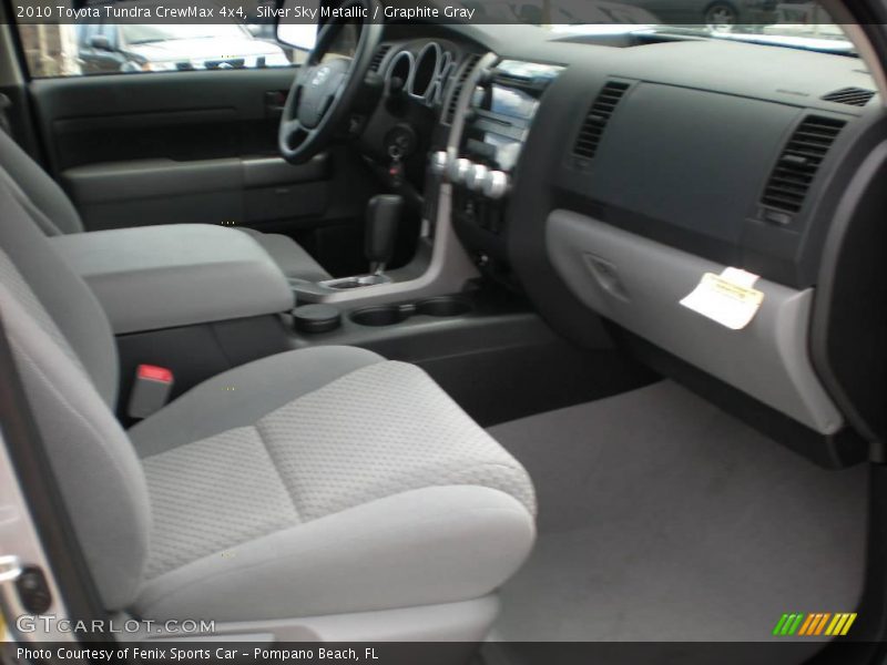Silver Sky Metallic / Graphite Gray 2010 Toyota Tundra CrewMax 4x4