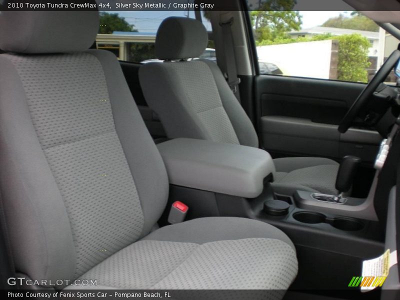 Silver Sky Metallic / Graphite Gray 2010 Toyota Tundra CrewMax 4x4