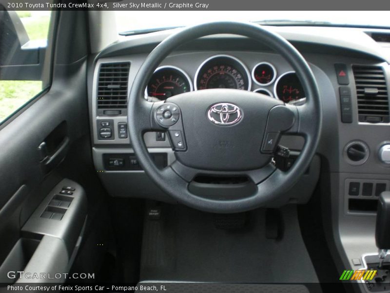 Silver Sky Metallic / Graphite Gray 2010 Toyota Tundra CrewMax 4x4