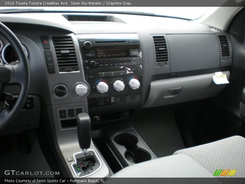 Silver Sky Metallic / Graphite Gray 2010 Toyota Tundra CrewMax 4x4