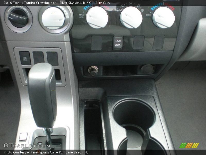 Silver Sky Metallic / Graphite Gray 2010 Toyota Tundra CrewMax 4x4