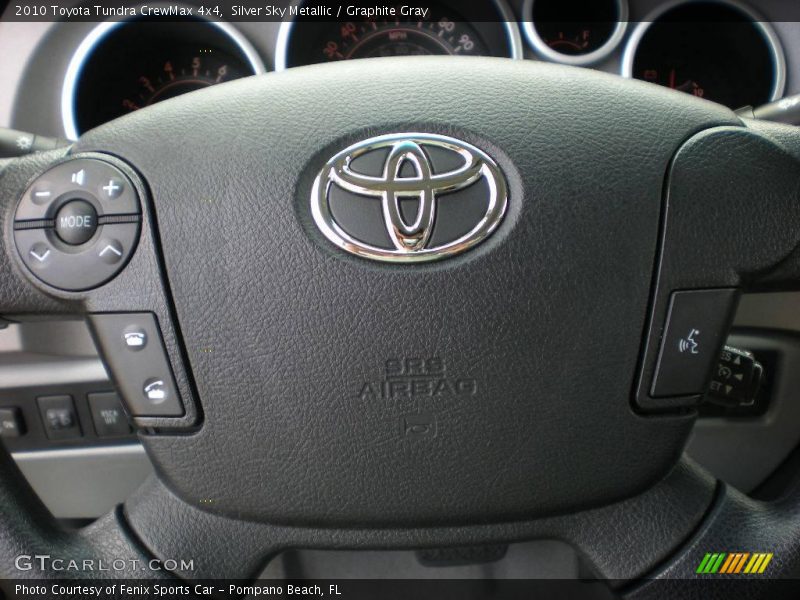 Silver Sky Metallic / Graphite Gray 2010 Toyota Tundra CrewMax 4x4