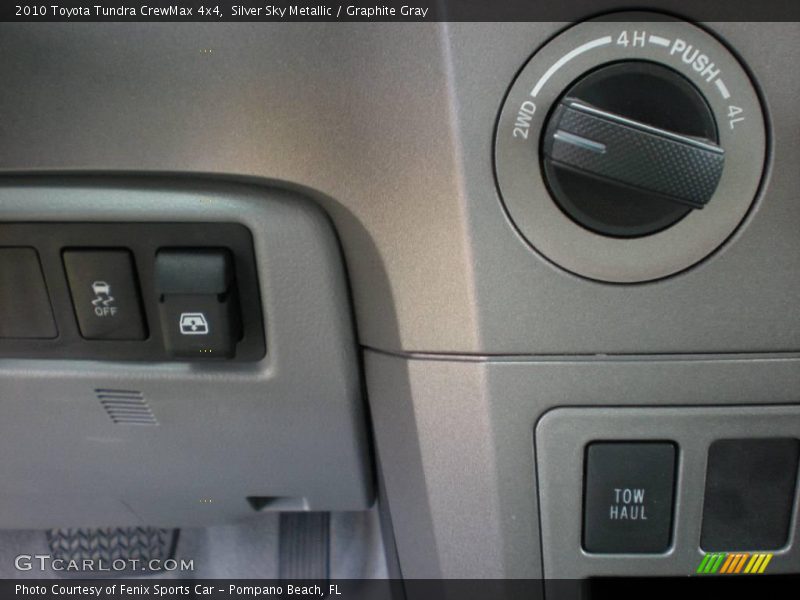 Silver Sky Metallic / Graphite Gray 2010 Toyota Tundra CrewMax 4x4