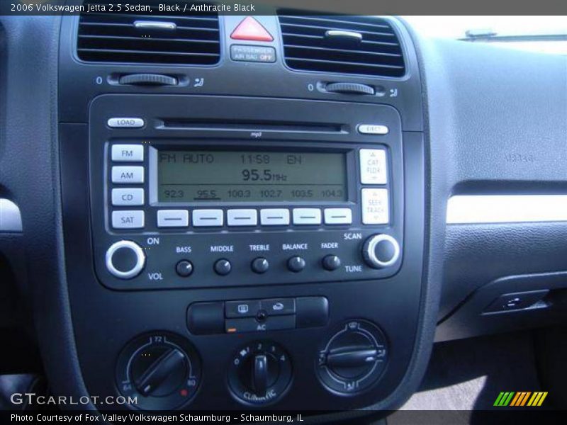 Black / Anthracite Black 2006 Volkswagen Jetta 2.5 Sedan
