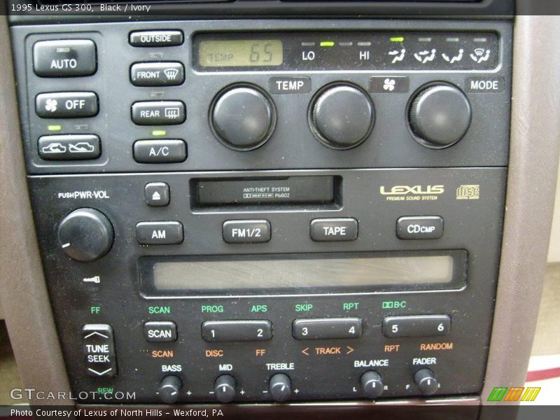 Black / Ivory 1995 Lexus GS 300