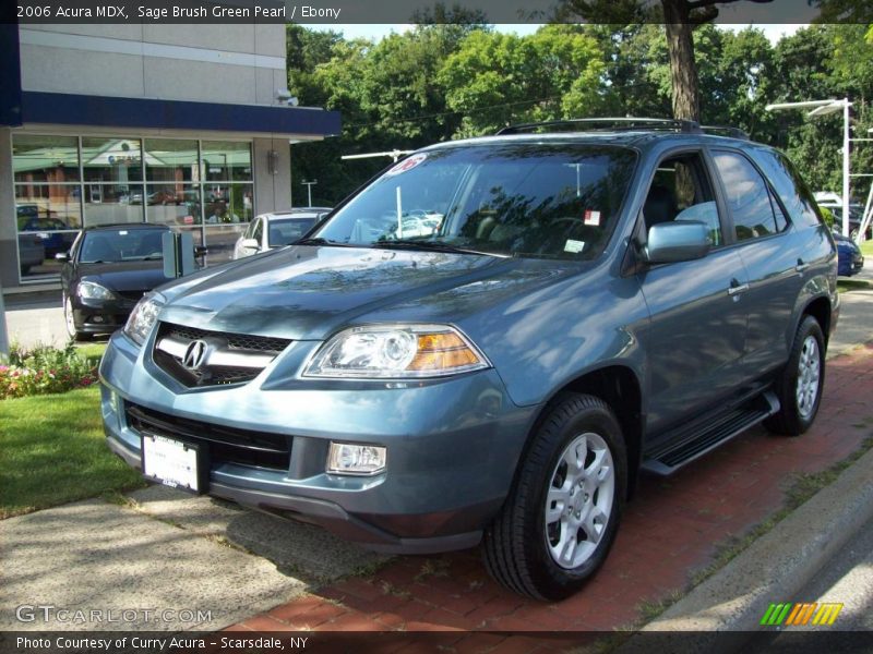 Sage Brush Green Pearl / Ebony 2006 Acura MDX