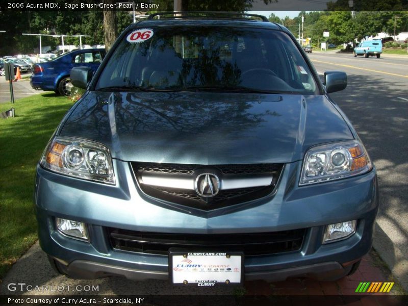 Sage Brush Green Pearl / Ebony 2006 Acura MDX