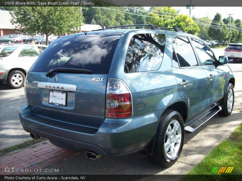 Sage Brush Green Pearl / Ebony 2006 Acura MDX