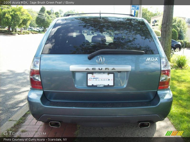 Sage Brush Green Pearl / Ebony 2006 Acura MDX